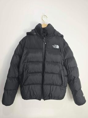The North Face 700 Puffer Jacket Men's Small Black Goose Down Outdoor Ski